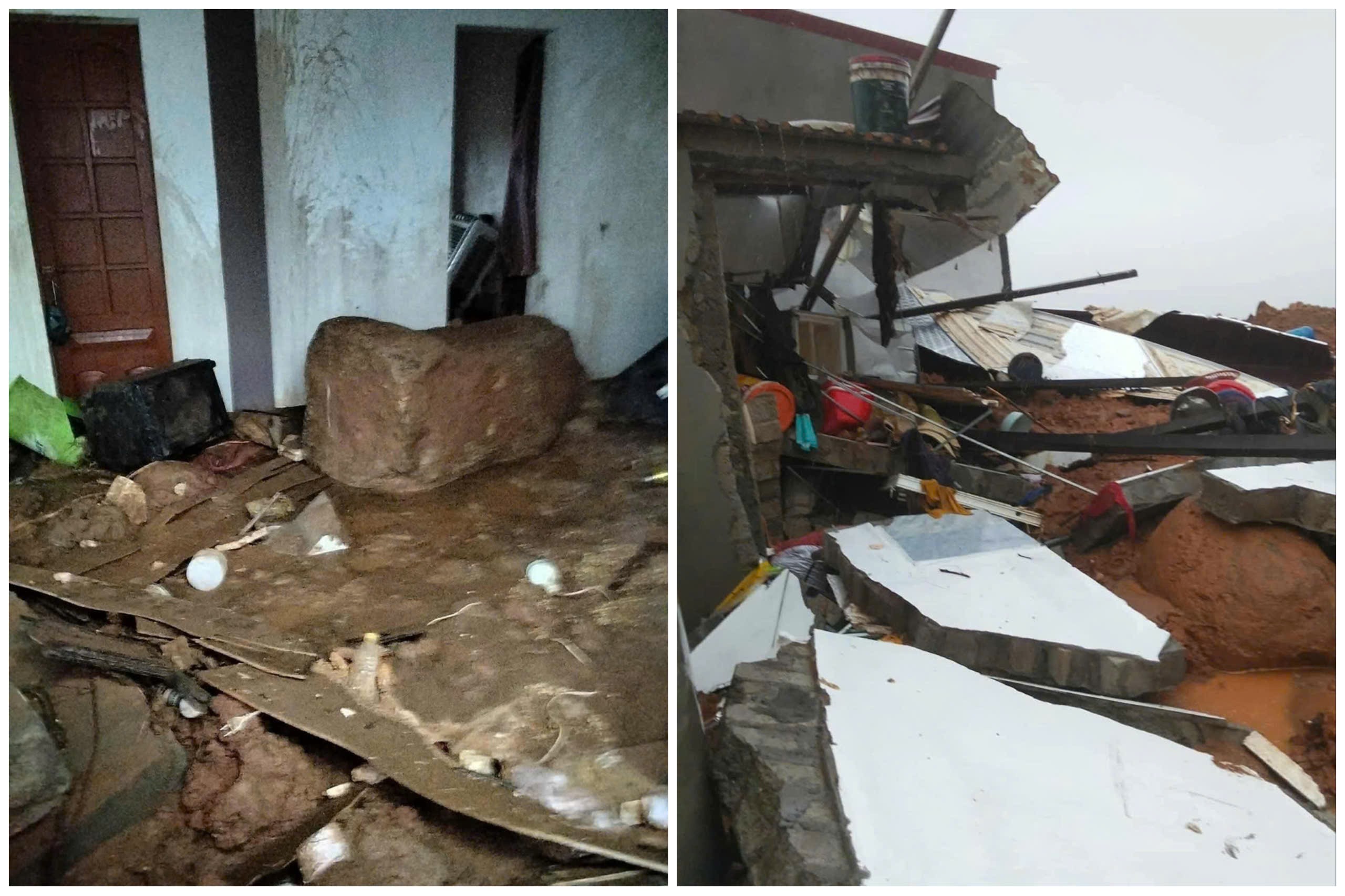 Sạt lở núi nghiêm trọng tại Hà Tĩnh - Ảnh 2.