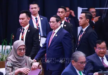 Thủ tướng Phạm Minh Chính phát biểu tại phiên Đối thoại của lãnh đạo ASEAN với đại diện AIPA