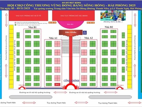 Hải Phòng đăng cai Hội chợ Công thương vùng đồng bằng sông Hồng năm 2025