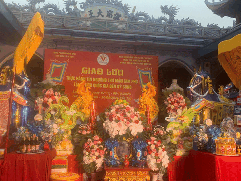 Khai mạc Giao lưu Thực hành Tín ngưỡng Thờ Mẫu tại Di tích Quốc gia đền Kỳ Cùng