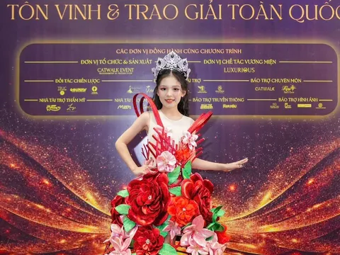 Mẫu nhí dân tộc Tày Nguyễn Bạch Diệp và hành trình tỏa sáng trên sàn catwalk