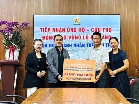 Chung tay hỗ trợ đồng bào vùng lũ: Việc làm ý nghĩa của Hội Doanh nhân trẻ Việt Nam