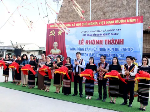 Quảng Ngãi: Phục dựng nguyên bản ngôi nhà rông gần 110 năm tuổi của người Ba Na