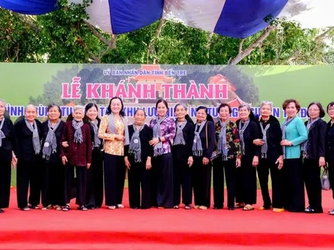 Khánh thành công trình trùng tu, tôn tạo Khu lưu niệm Nữ tướng Nguyễn Thị Định