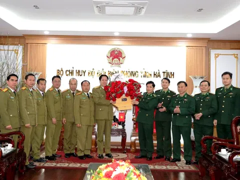 Các đơn vị Quân sự, Công an Lào, Campuchia thăm, chúc Tết các đơn vị Biên phòng Việt Nam