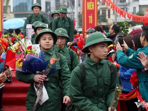 Thanh niên cả nước nhập ngũ từ 13-15/2 và điểm mới trong tuyển quân