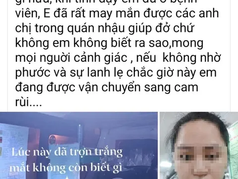 Sự thật thông tin người phụ nữ 'bị bỏ thuốc mê' tại Đà Nẵng