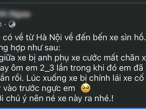 Nữ hành khách bị lái xe chạm vào vùng nhạy cảm, bóc phốt lên mạng xã hội: Công an vào cuộc