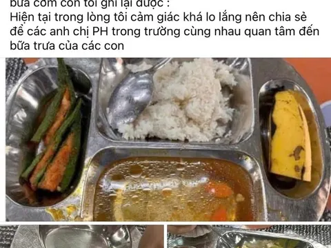 Đà Nẵng lại xôn xao suất ăn bán trú lèo tèo, lãnh đạo quận xuống kiểm tra ngay