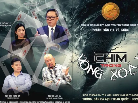 “Chìm trong vòng xoáy” - Dấu ấn mạnh mẽ của Nghệ An tại Liên hoan Tuồng và Dân ca kịch toàn quốc 2025