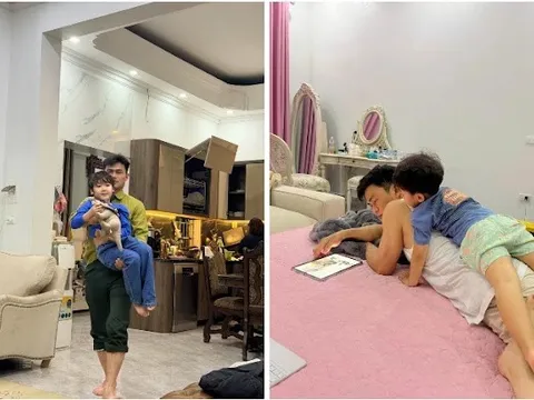 Con trai Hòa Minzy nói về “bố Cương”, câu trả lời hồn nhiên khiến nhiều người xúc động