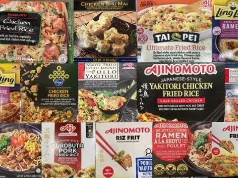 Hàng chục nghìn tấn thực phẩm đông lạnh Ajinomoto bị thu hồi tại Mỹ do nguy cơ lẫn thủy tinh
