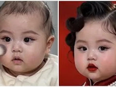 Mẹ mới học xong khóa make up và cái kết: Con từ “sơ sinh hóa bà hội đồng”, dân mạng cười nghiêng ngả