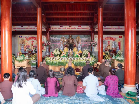 Nghệ An: Trang nghiêm khóa lễ cầu siêu - tiếp linh tri ân các Anh hùng Liệt sĩ Việt Nam – Lào