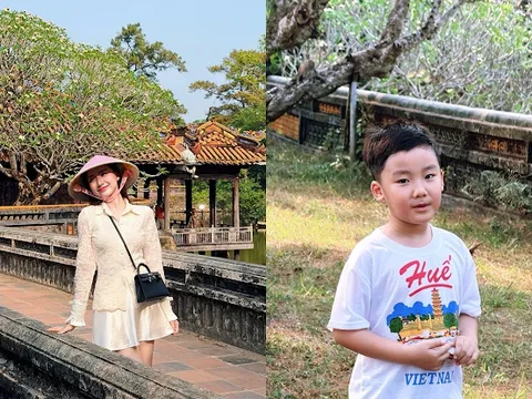Hòa Minzy phối set đồ gần 1 tỷ đồng du lịch Huế cùng bạn trai quân nhân